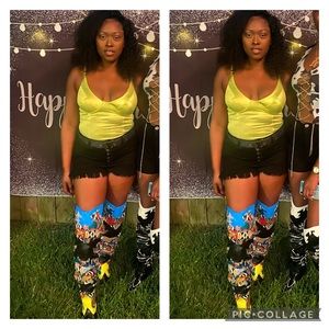 Thigh High Western Boots